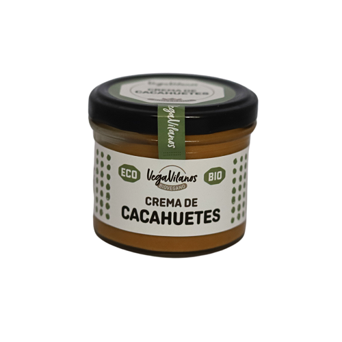 CREMA DE CACAHUETES ECOLÓGICA Vegavilanos